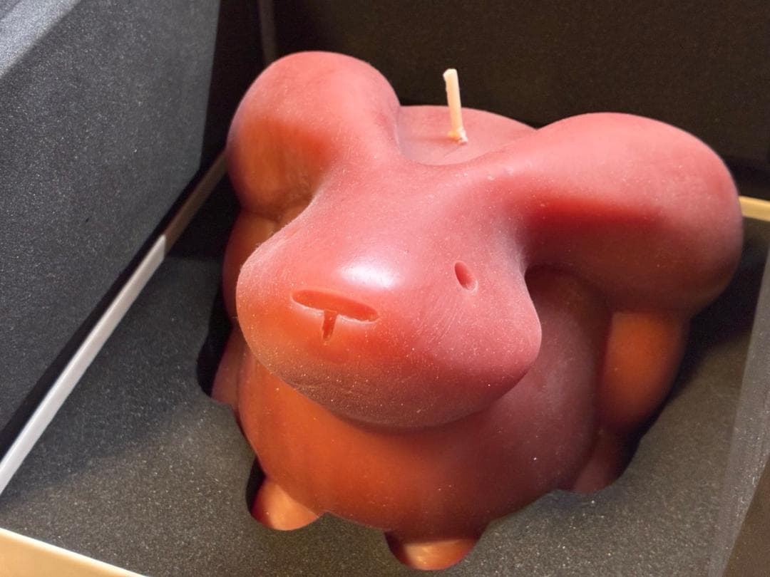 ロエベ PEACH BLOOM BUNNY バニー キャンドル