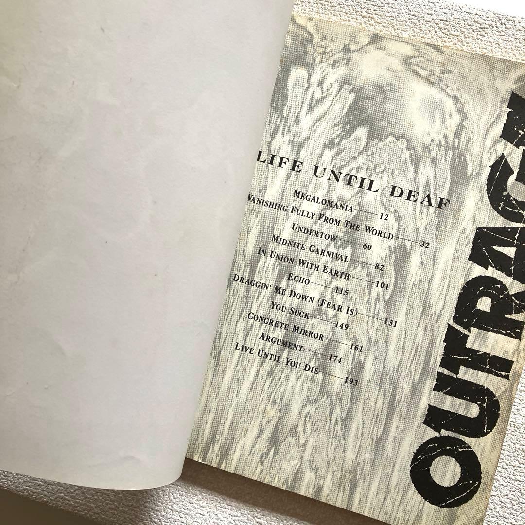 OUTRAGE　LIFE UNTIL DEAF　楽譜本　バンドスコア