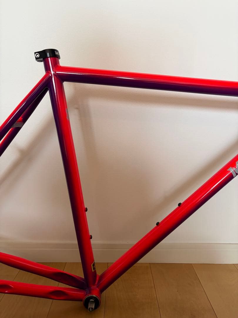 MASH STEEL ネオンフェード XSサイズ フレームセット ヘッド BB付