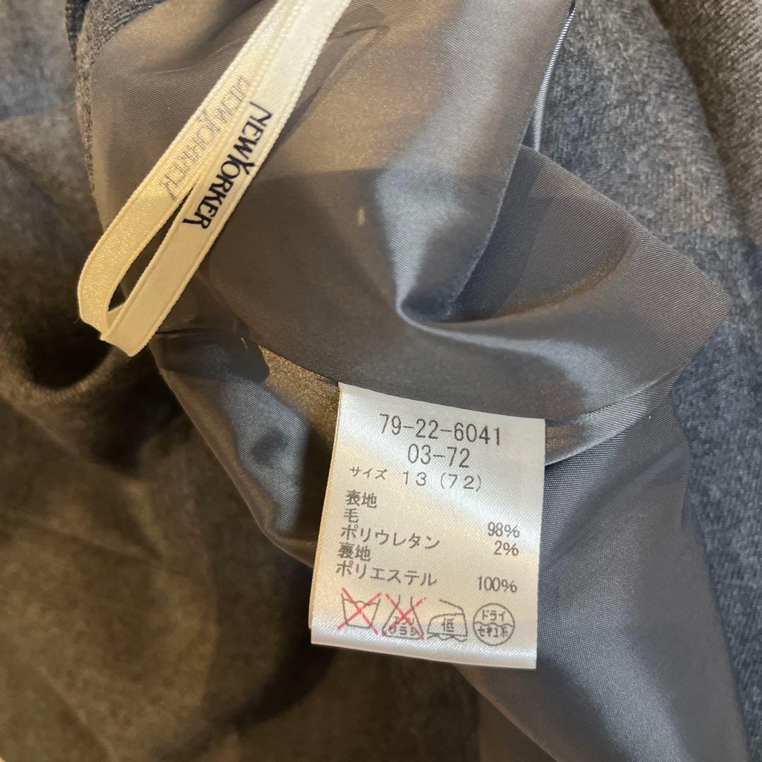 NEWYORKER レディーススーツ ウール(新品・未使用パンツ付き)13号