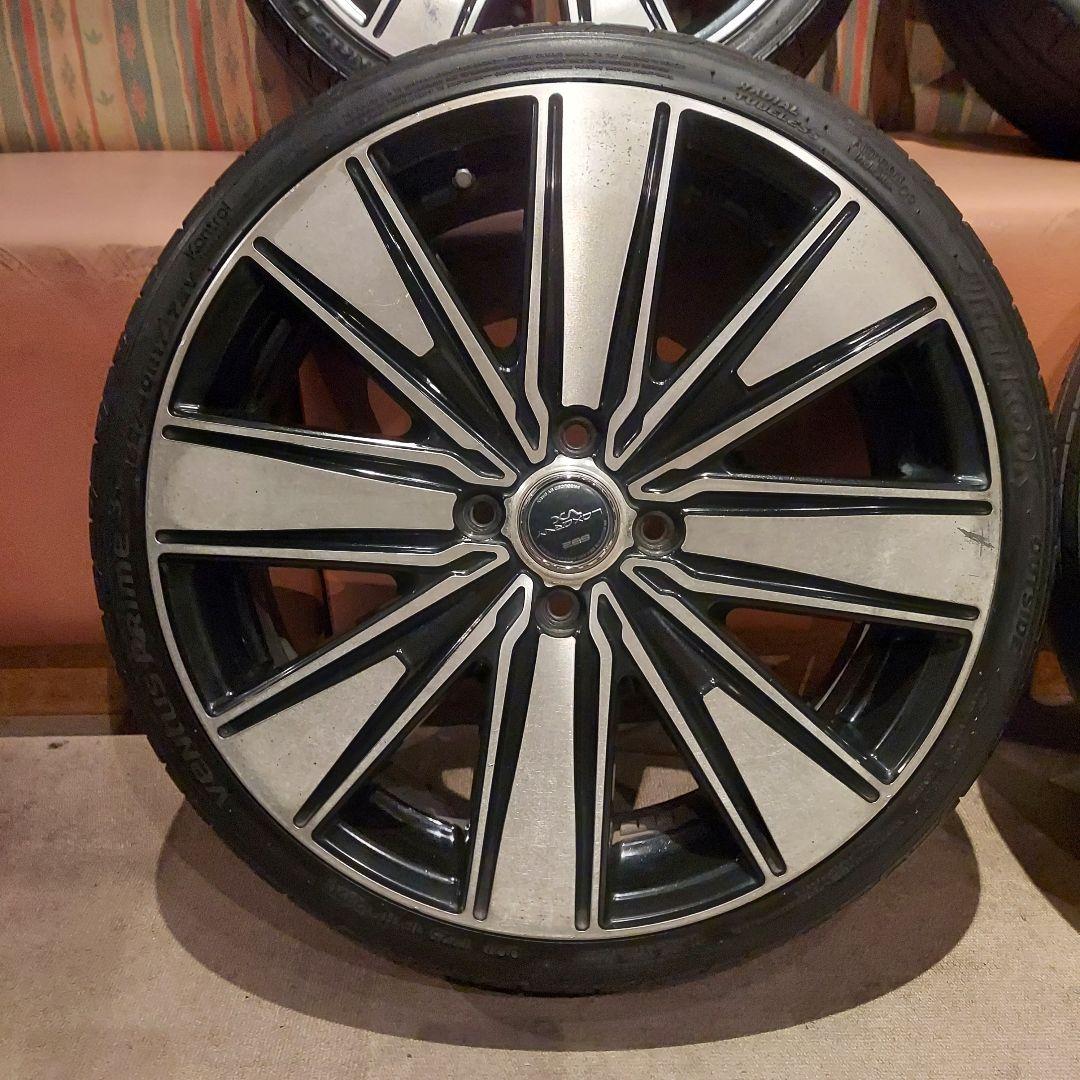 バドックス17インチ　ホイール+タイヤセット！　タント　ワゴンR　スペーシア