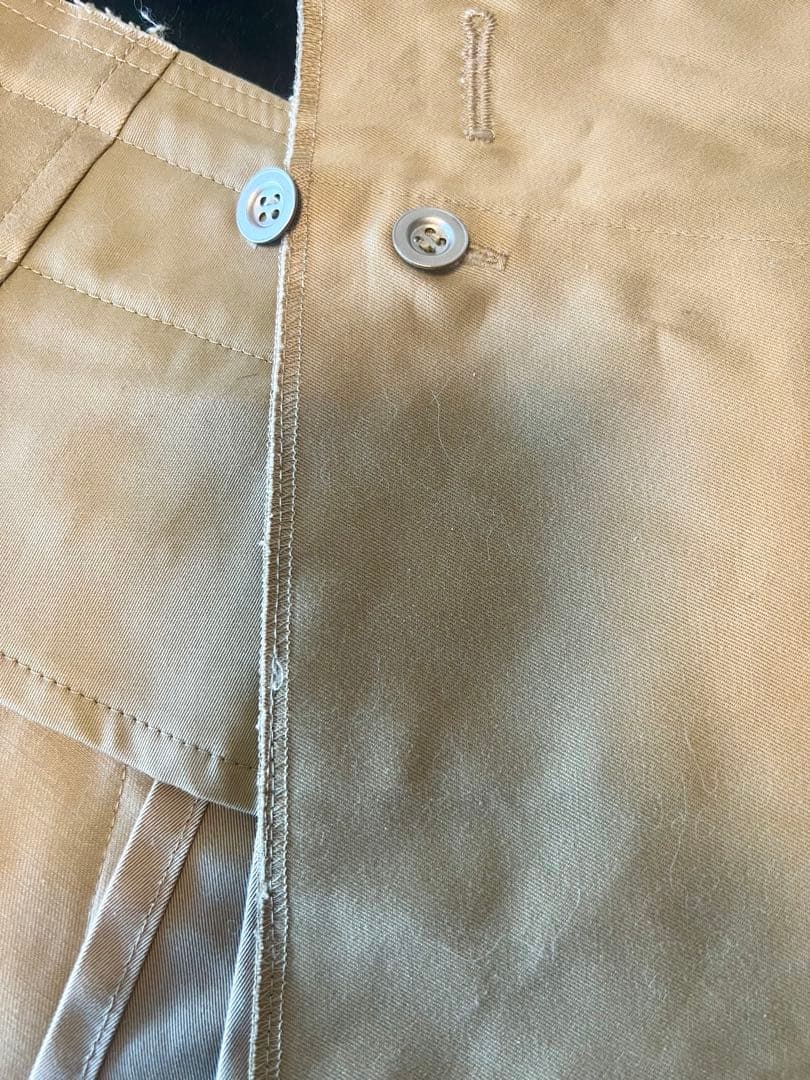 JUNYA WATANABE ベージュ プリーツスカート XS