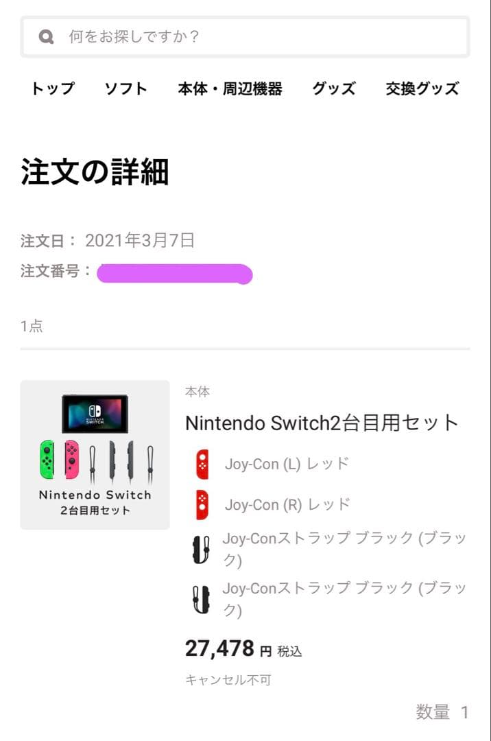 Nintendo Switch 本体 キャリングケース付き