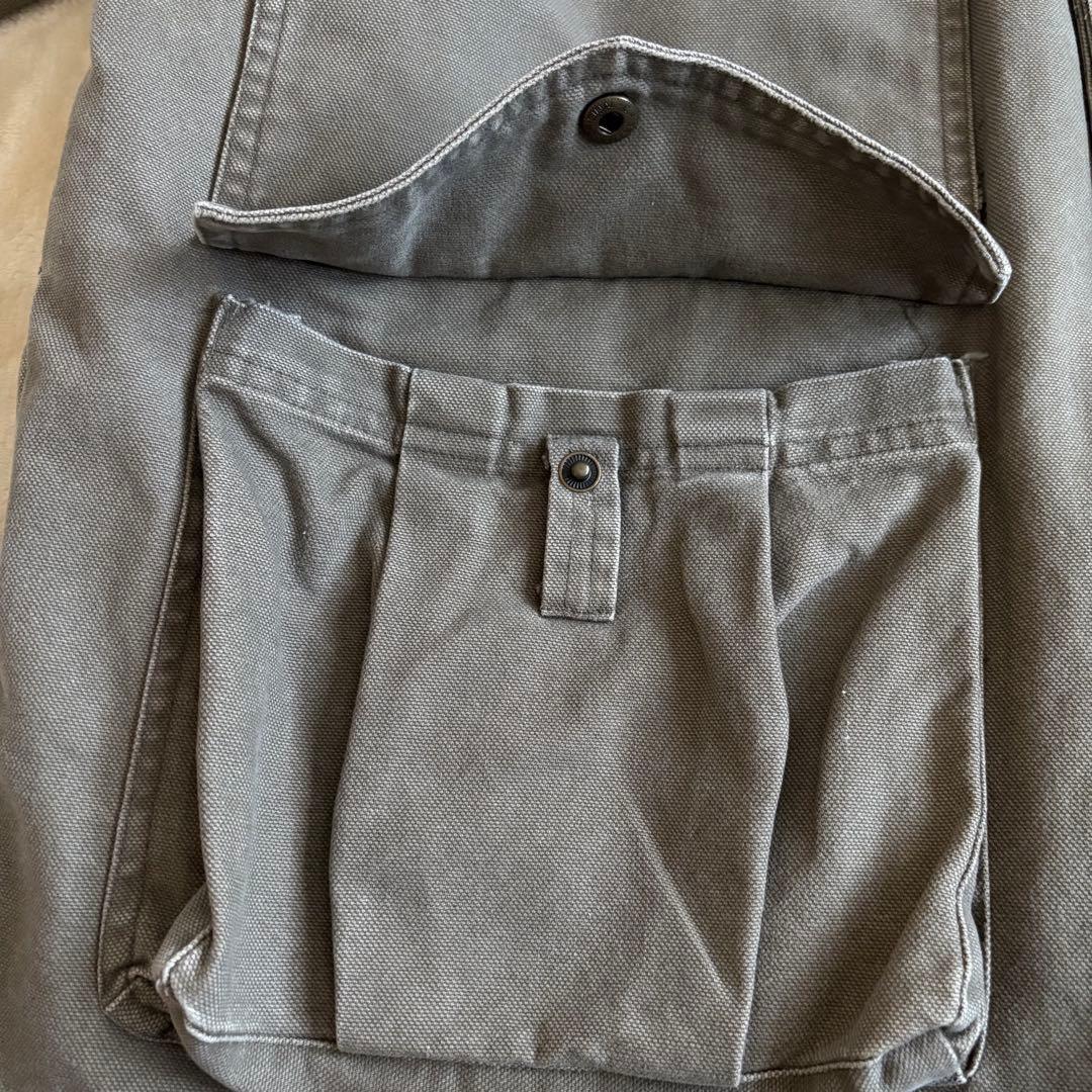 美品✨90s ティンバーランド ハンティングジャケット 襟レザー中綿ライナー 付