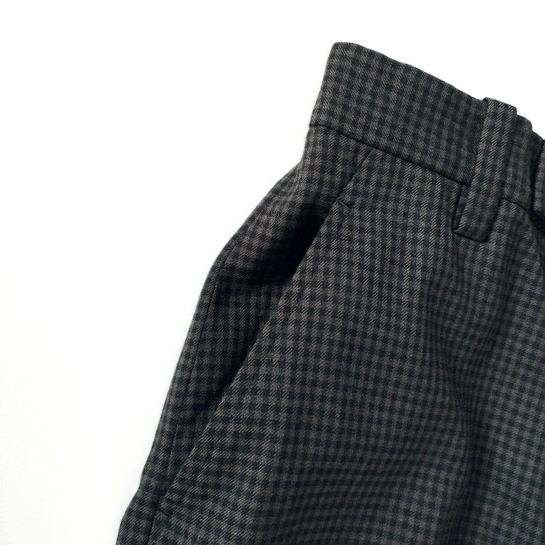 MARGARET HOWELL✨ギンガム ウール ツイルパンツ
