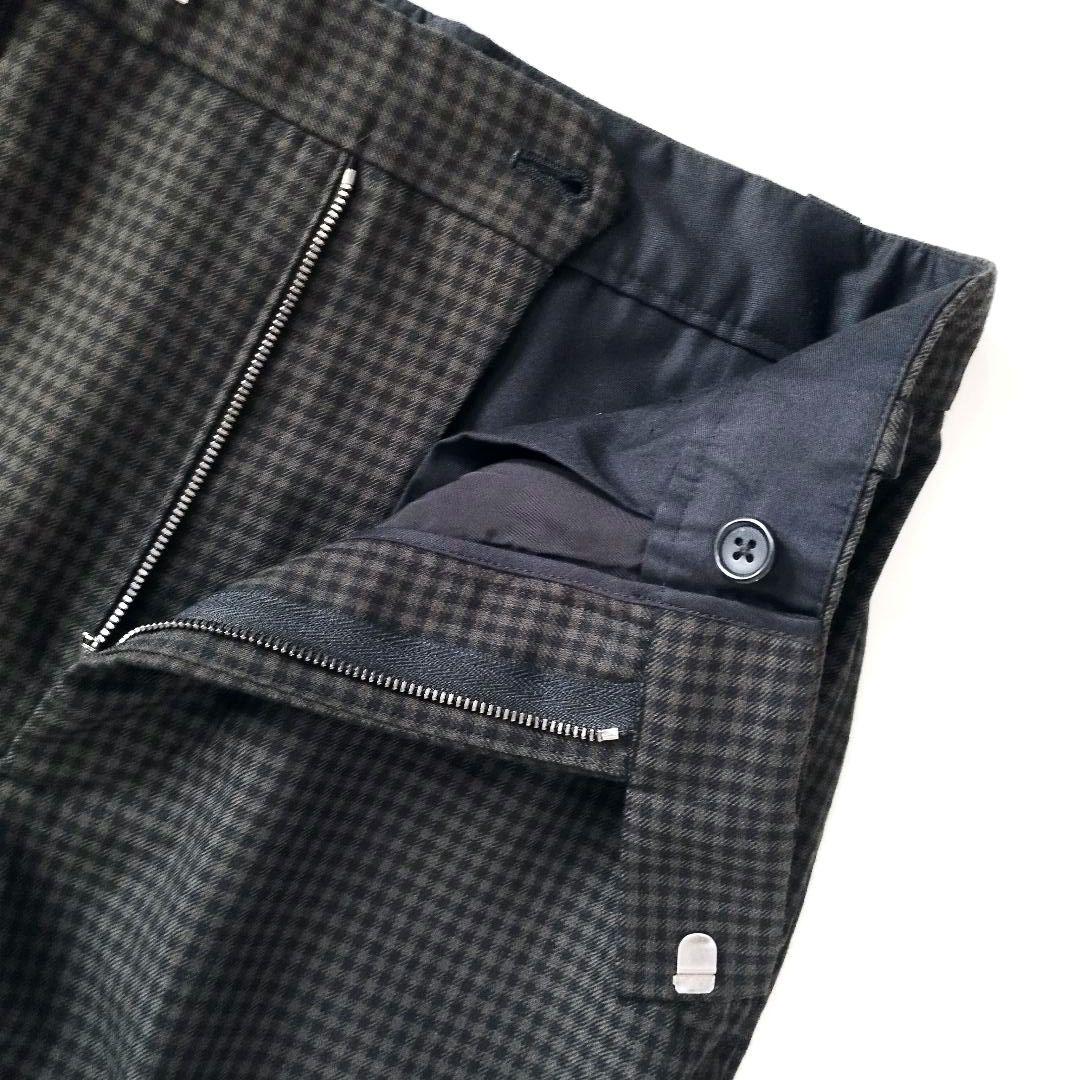 MARGARET HOWELL✨ギンガム ウール ツイルパンツ