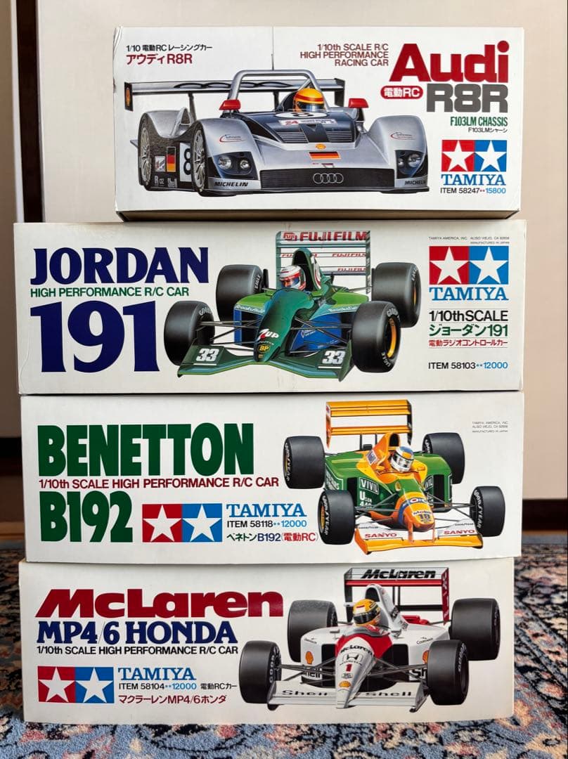 タミヤFー1 ・Cカー　マクラーレン/ベネトン/ジョーダン／アウディ　未使用品