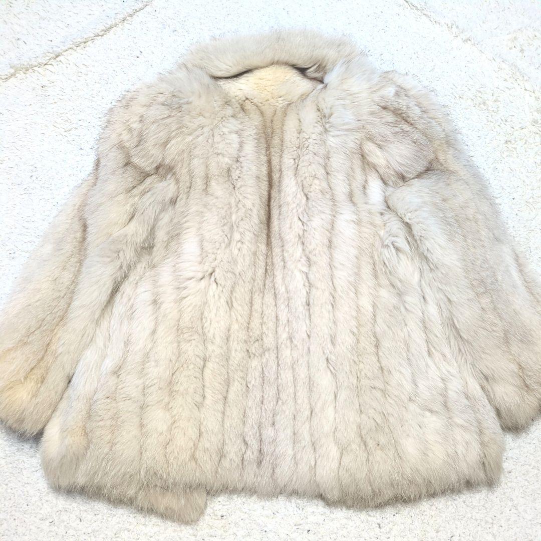 2-23【高級毛皮】SAGAFOX フォックスファーコート