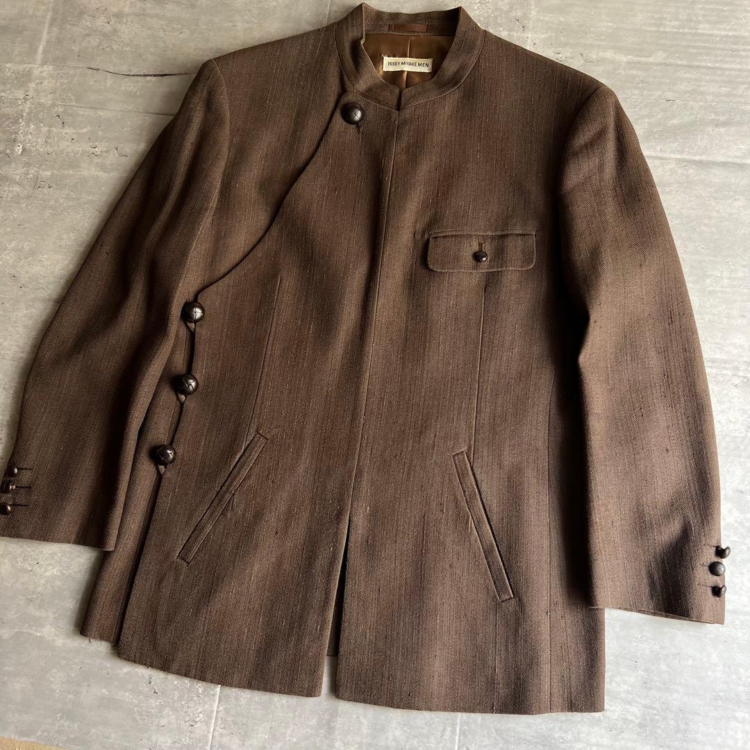 ISSEY MIYAKE MEN　97年　激レアデザイン　ノーカラージャケット