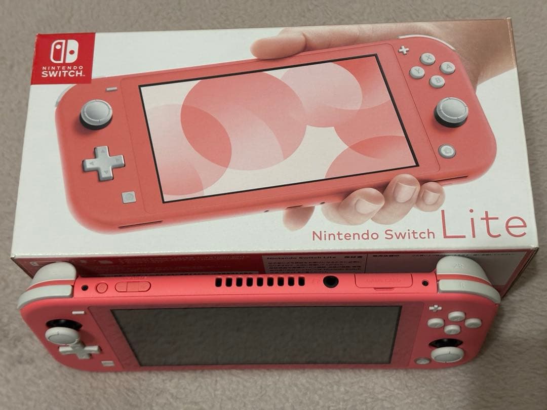 Nintendo Switch Lite コーラルピンク 本体セット