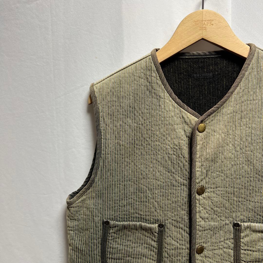 KAPITAL キャピタル　ベスト　裏地ウール　刺子　刺し子　サイズ　4