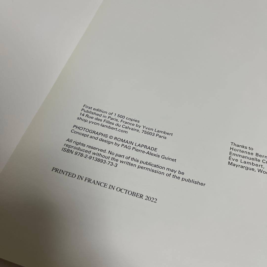 DISTANCES BY ROMAIN LAPRADE VOL.1＆2 写真集