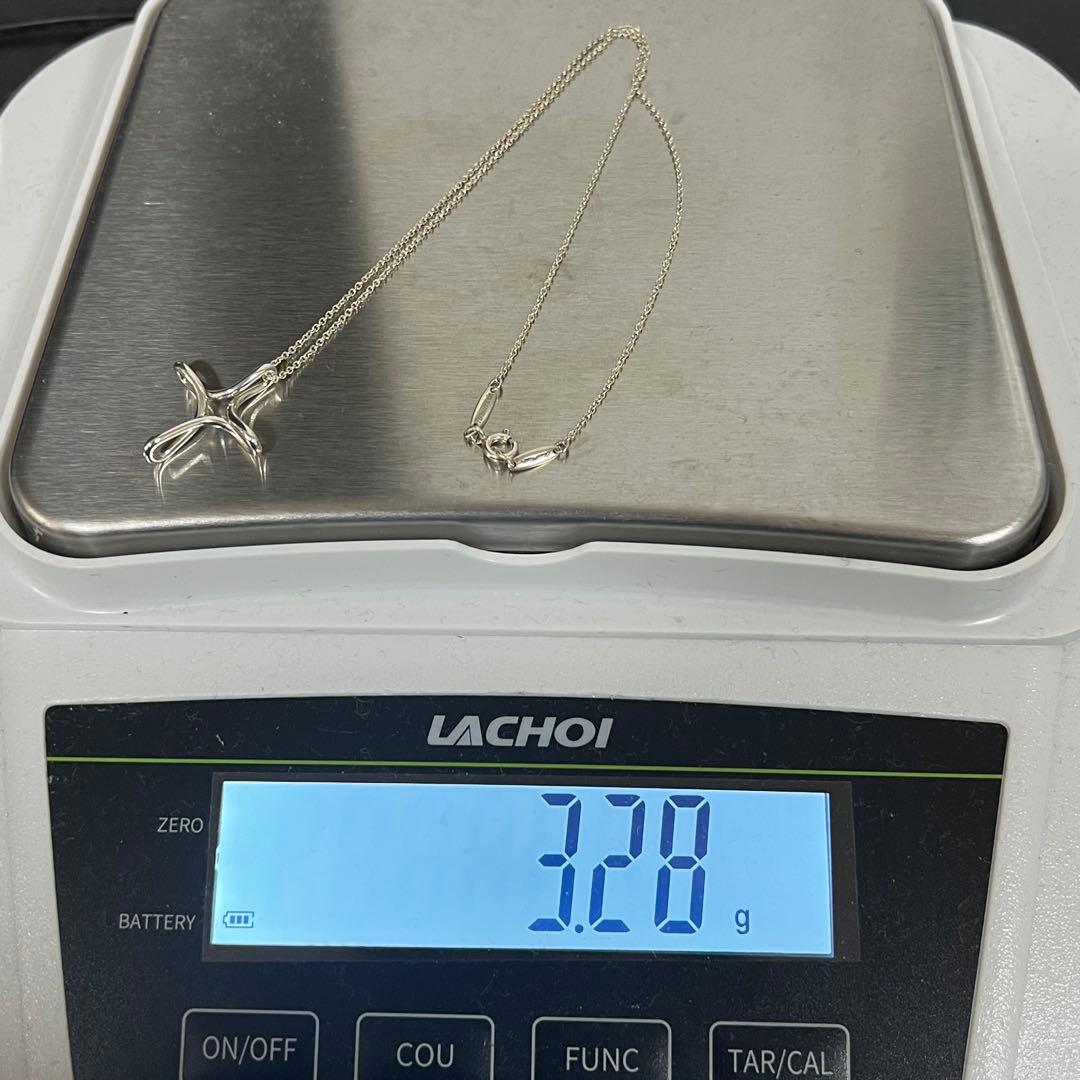 ティファニー エルサペレッティ インフィニティ オープンクロス ネックレス