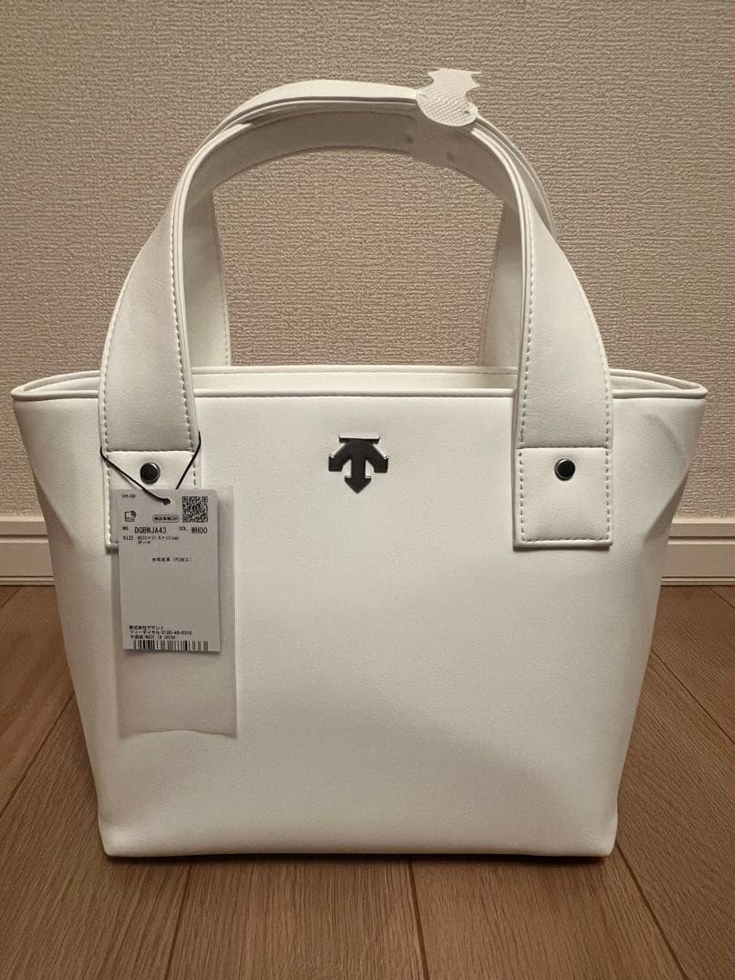 神白シリーズ　ホワイト 合成皮革 カートバッグ