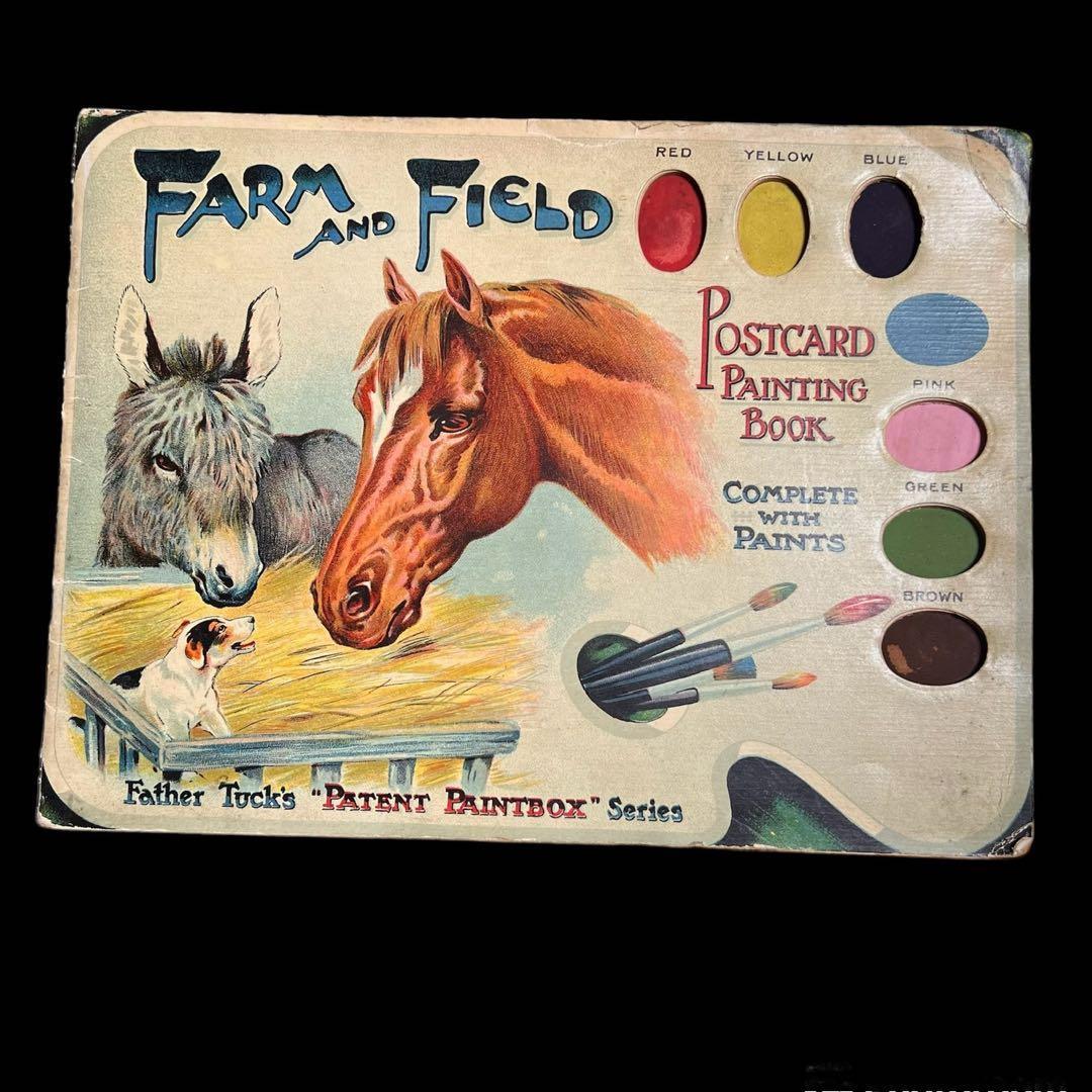 1907年　絵画　洋書　postcard painting book