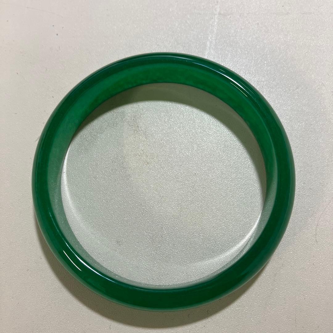 翡翠のバングルセット　ブレス3個　指輪1個