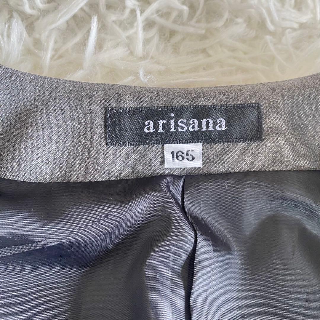 【極美品】アリサナ　165cm フォーマル4点セット　ボレロ　ワンピース　グレー