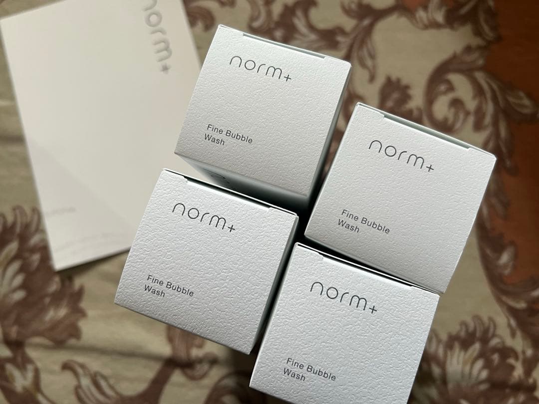 4本セット　ノームプラス　Norm+ バブルウォッシュ　洗顔