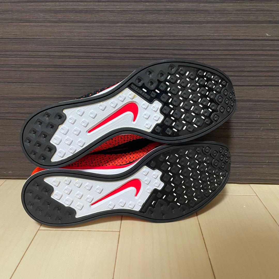 【新品✨超希少✨】 NIKE フライニットレーサー　赤×黒×オレンジ　ランニング