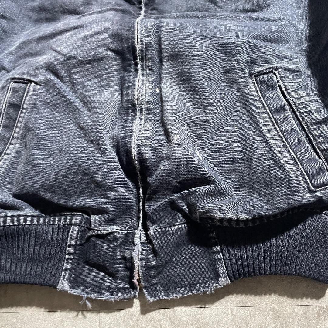 00s メキシコ製 ブラック カーハート デトロイトジャケット ダックXL