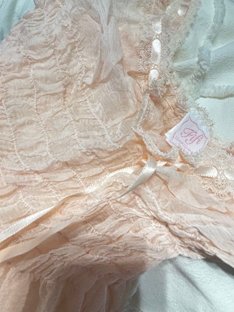 【新品】レア‼️Fifi chachnil ピンク シフォン キャミソール