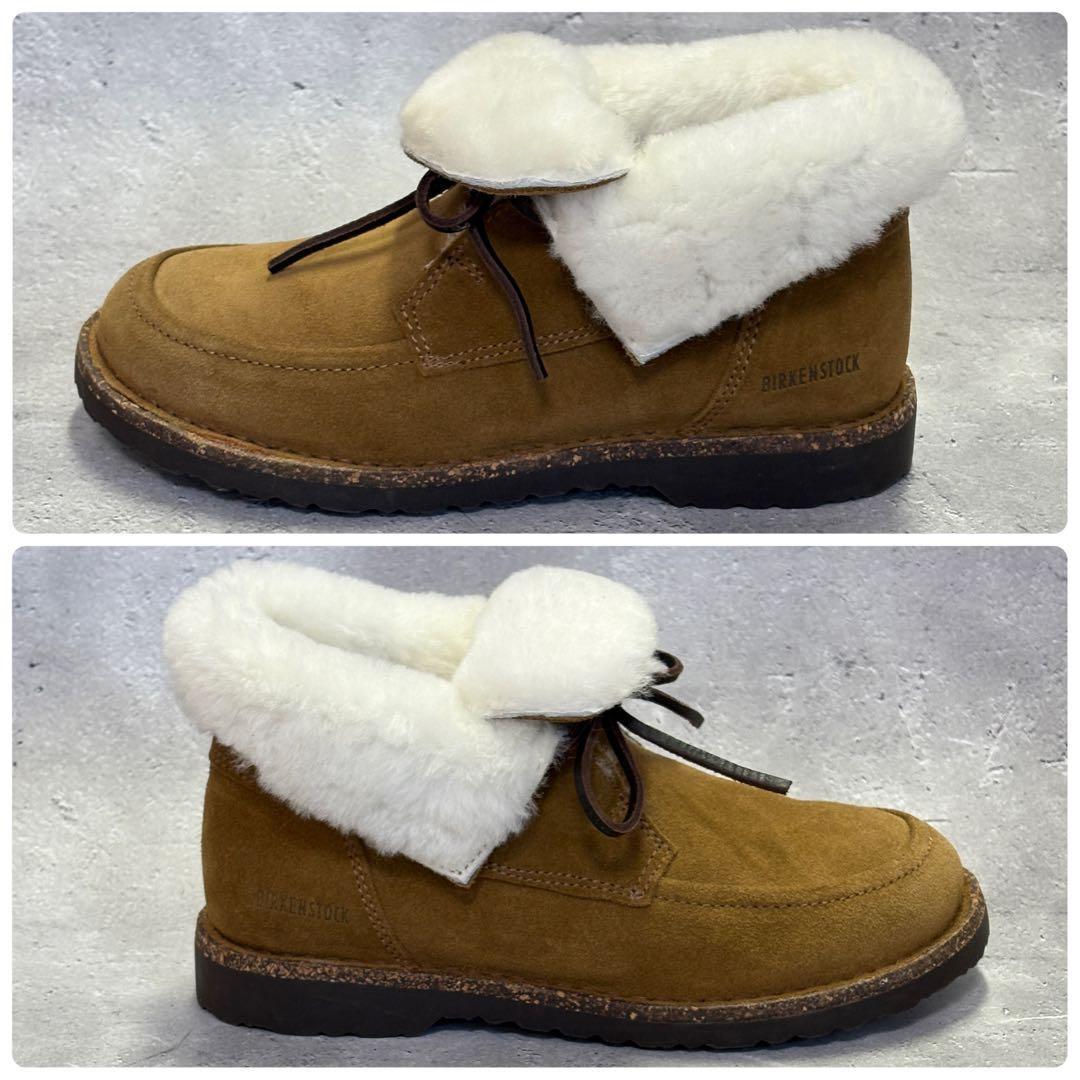 未使用級　ビルケンシュトック (24) ムートンブーツ　バッキー　BAKKI