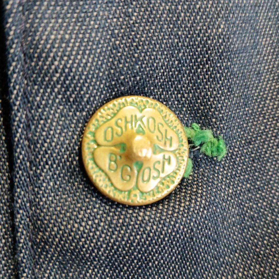 r*a様 【希少60s乳首ボタン】OshKosh USA製 カバーオール ビンテ