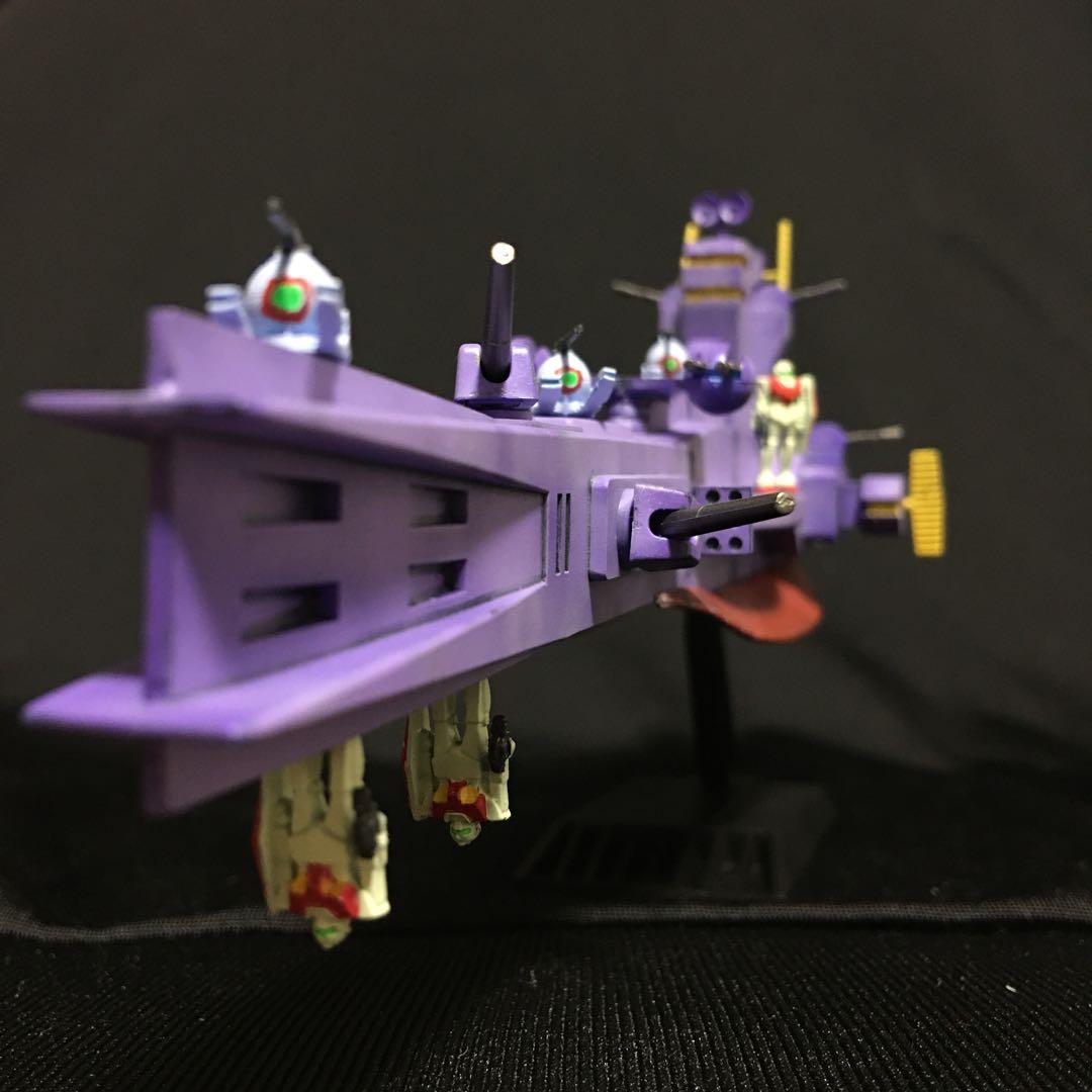 ガンダム ガンプラ 旧キット 1/1200 サラミス 完成品　戦艦