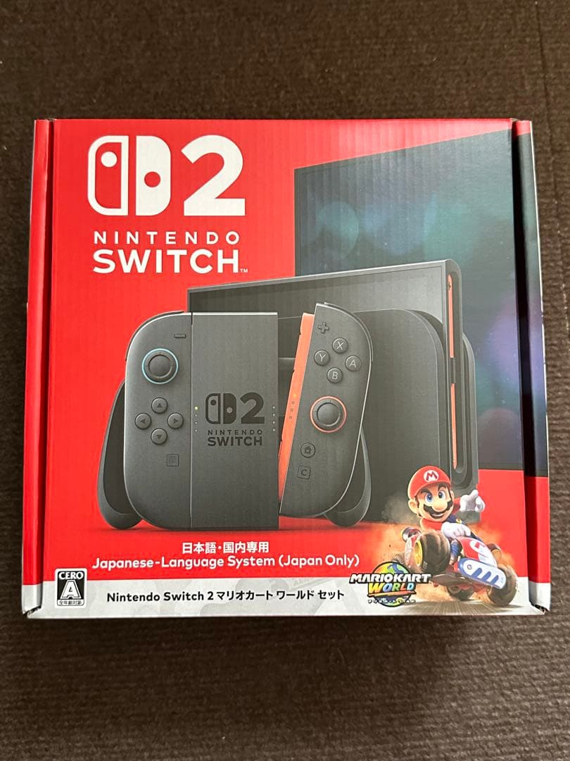 Nintendo Switch 2 マリオカートワールドセット同梱 日本語版