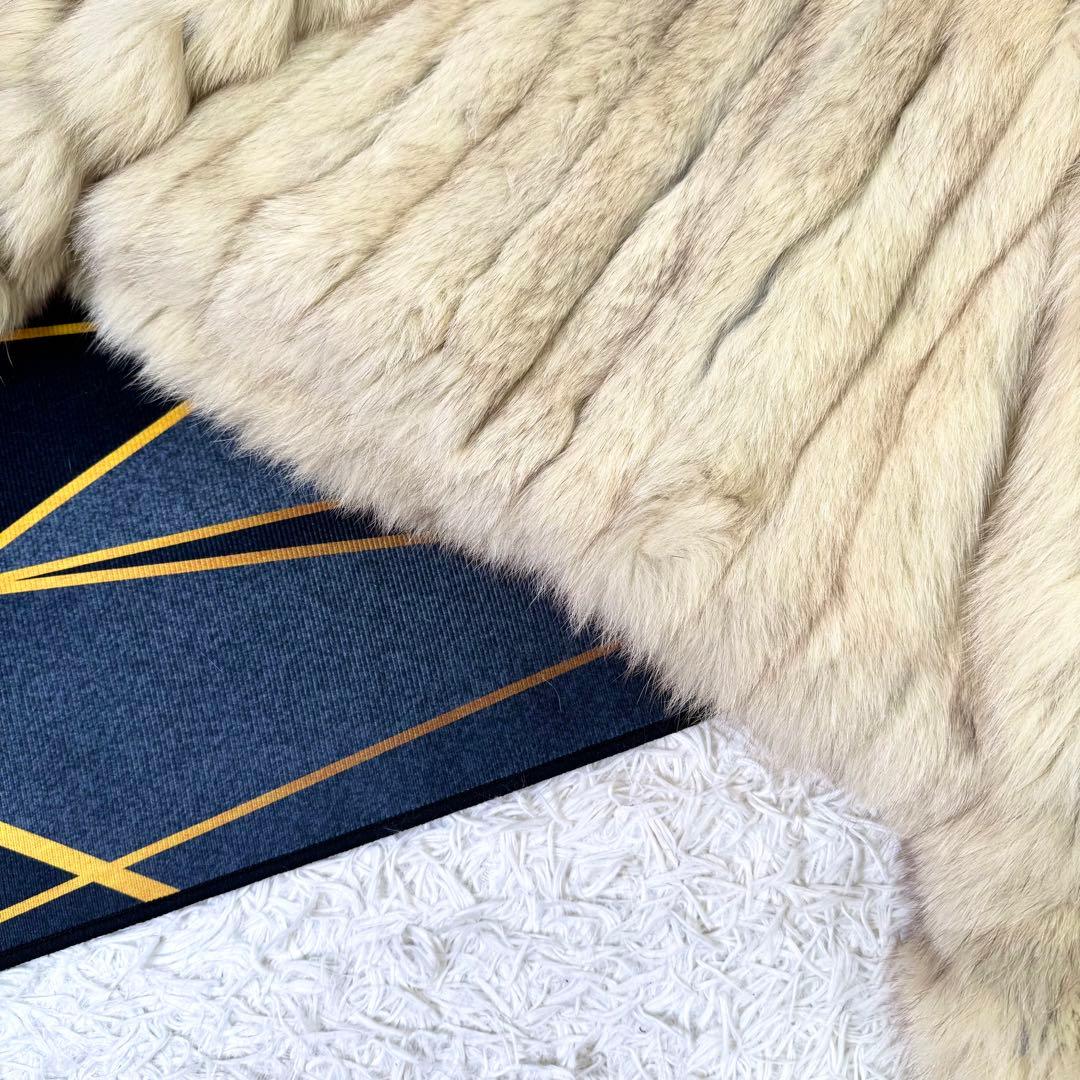 ROTINY×SAGA FOX ブルーフォックス　ファーコート　クロップド　毛皮