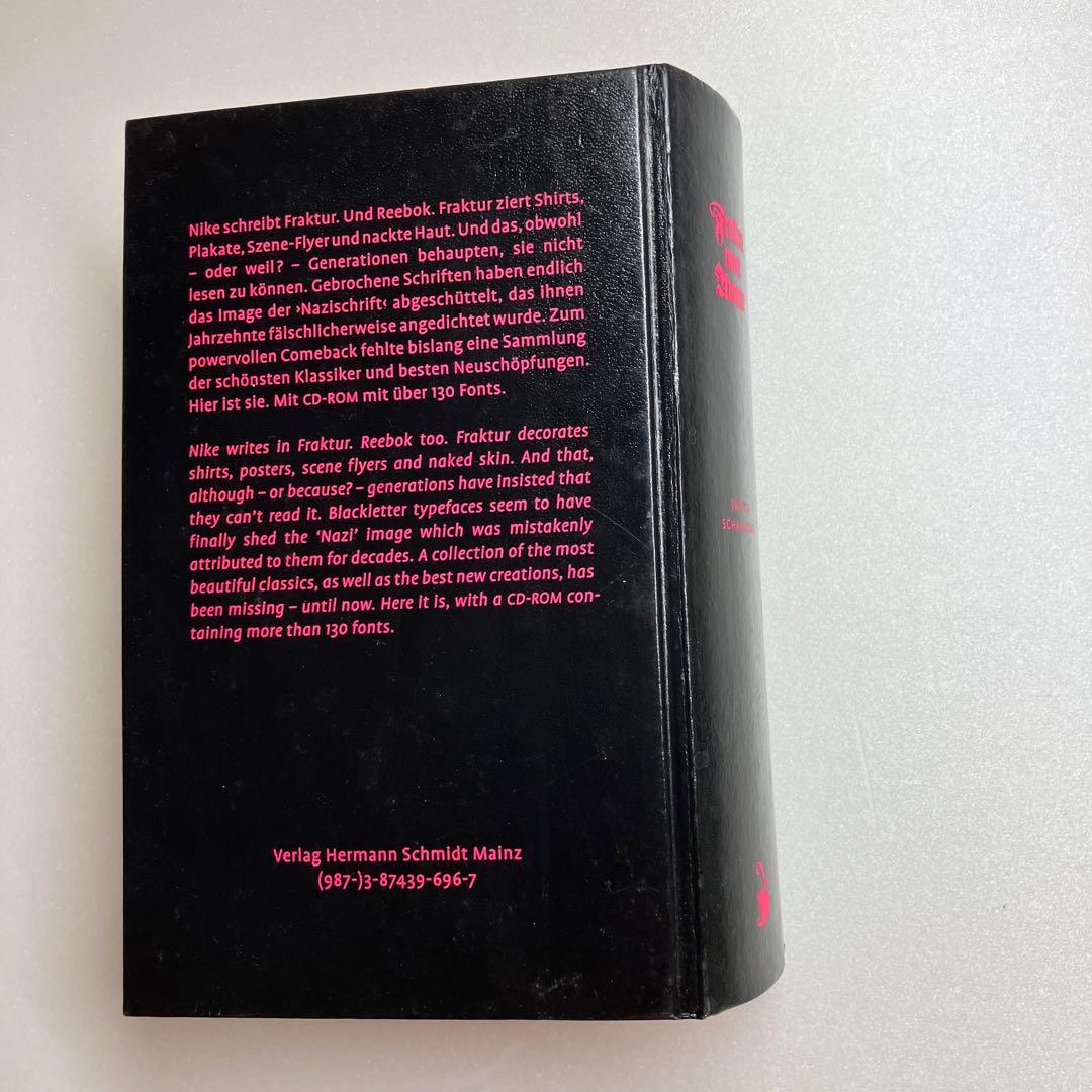 【洋書】フォントデザイン集 Fraktur Mon Amour