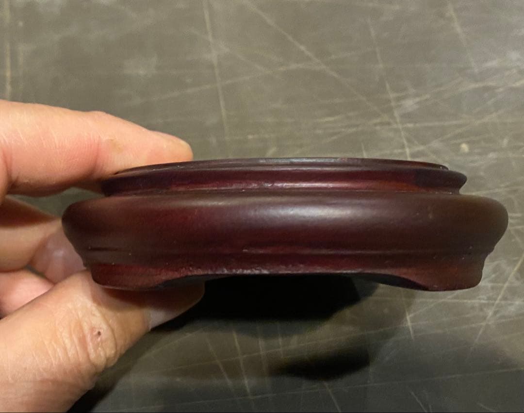 青白磁　水滴　蓮の花　鑑賞台付　　　一輪挿し　ヴィンテージ　レア