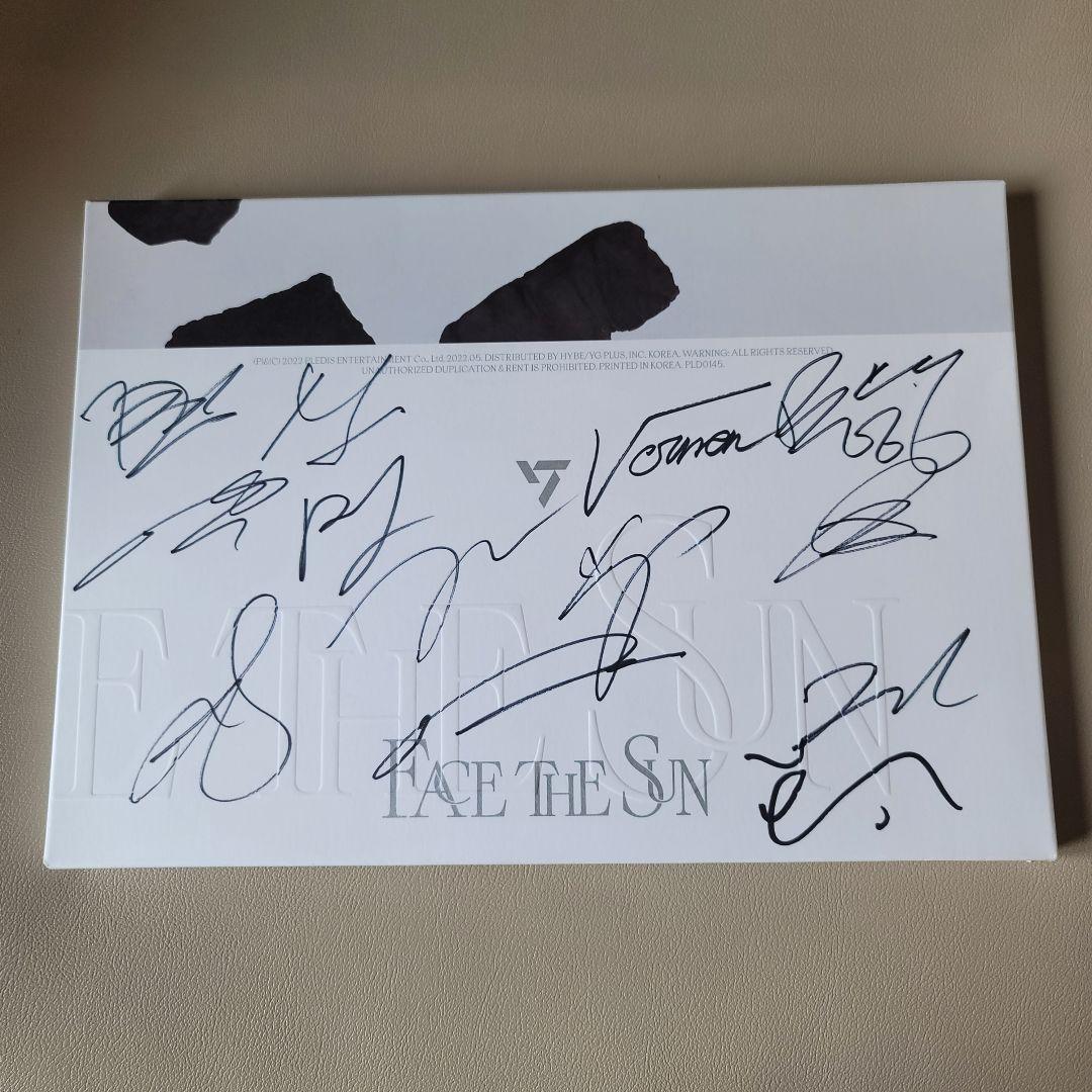 SEVENTEEN FACE THE SUN 直筆サインCD