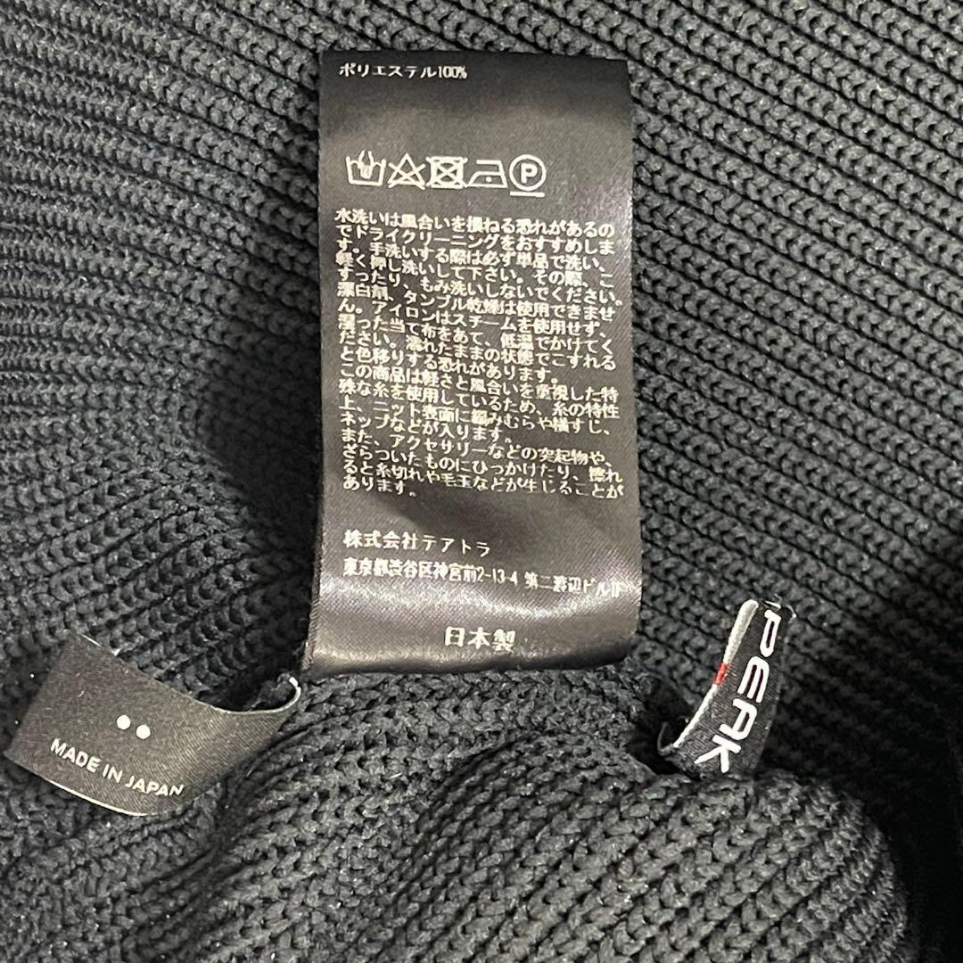 M 2 TEATORA 7G CARTRIDGE KNIT ニット 黒 テアトラ
