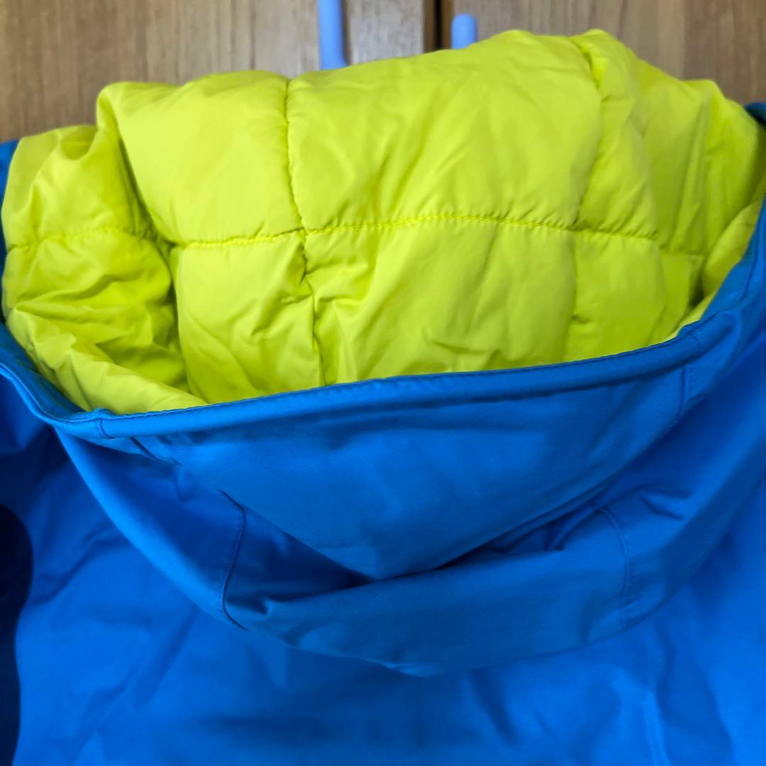 子ども用スキーウェア上下 青 110サイズモンベル