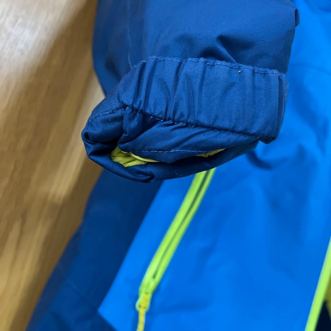 子ども用スキーウェア上下 青 110サイズモンベル