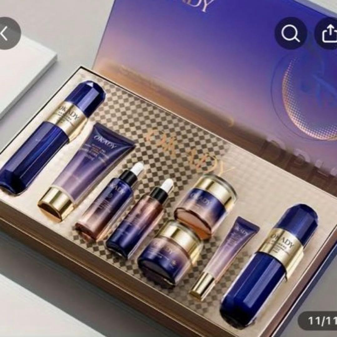 8点セット 保湿＆栄養スキンケアセット - 低アレルギー性、乾燥肌に適す