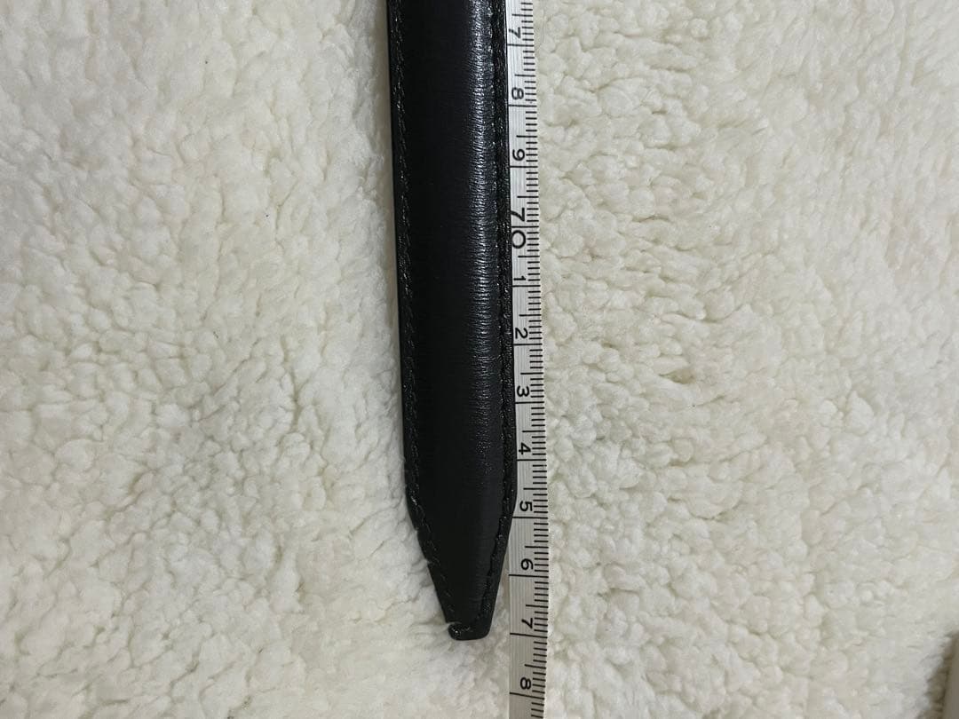 GUCCI グッチ　ブラックレザー ベルト　ゴールド　ダブルGロゴ