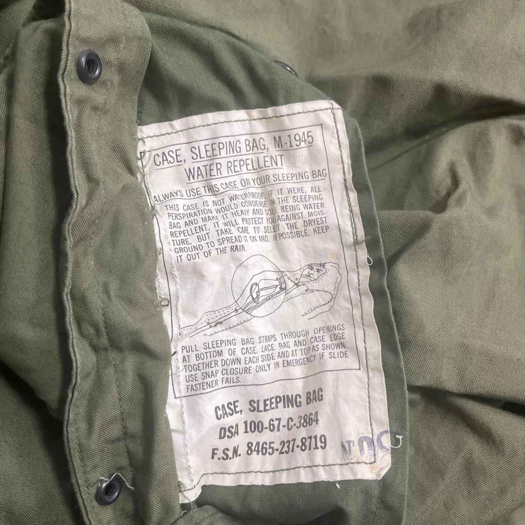 美品　米軍　実物　CASE SLEEPING BAG M−1945 ③