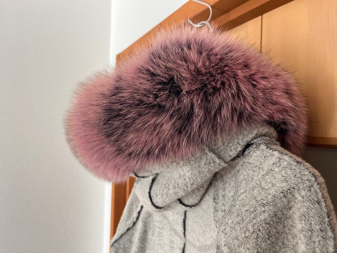 L.G.B ルグランブルーラクーンファー ロングスリーブパーカー　美品✨サイズ1