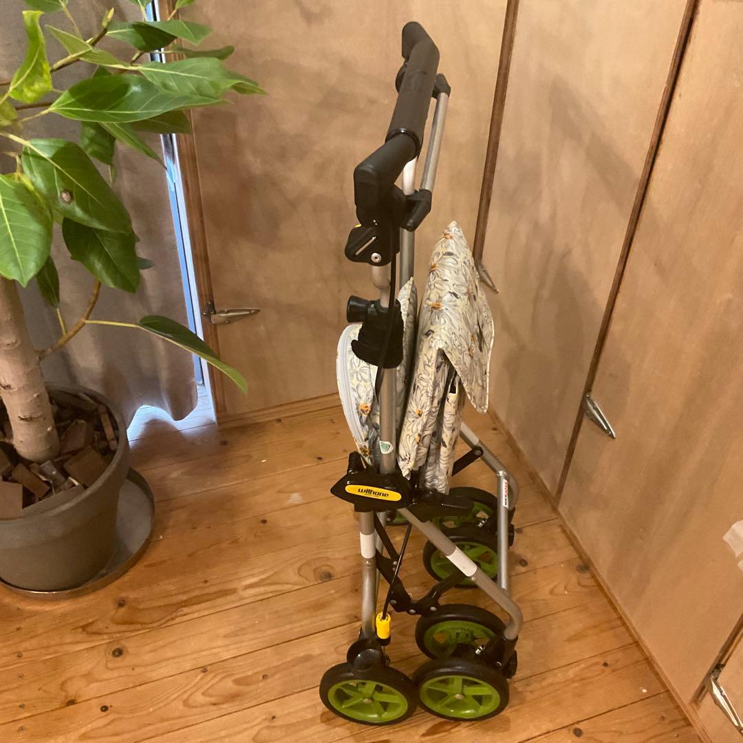 ウィズワン ライトステップ タイニーW ヌーボー シルバーカー 押し車 イス付