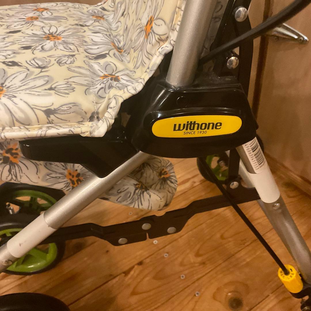 ウィズワン ライトステップ タイニーW ヌーボー シルバーカー 押し車 イス付