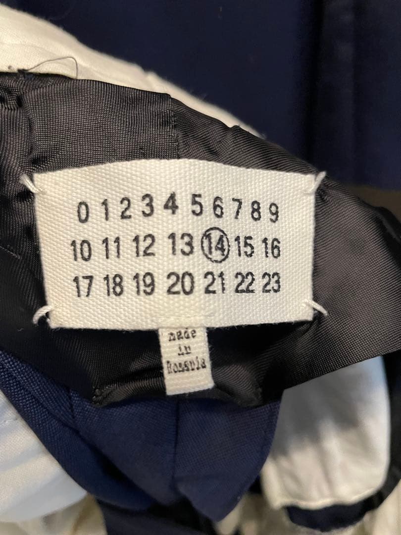 Maison Margiela メゾンマルジェラ　ノーカラージャケット&パンツ