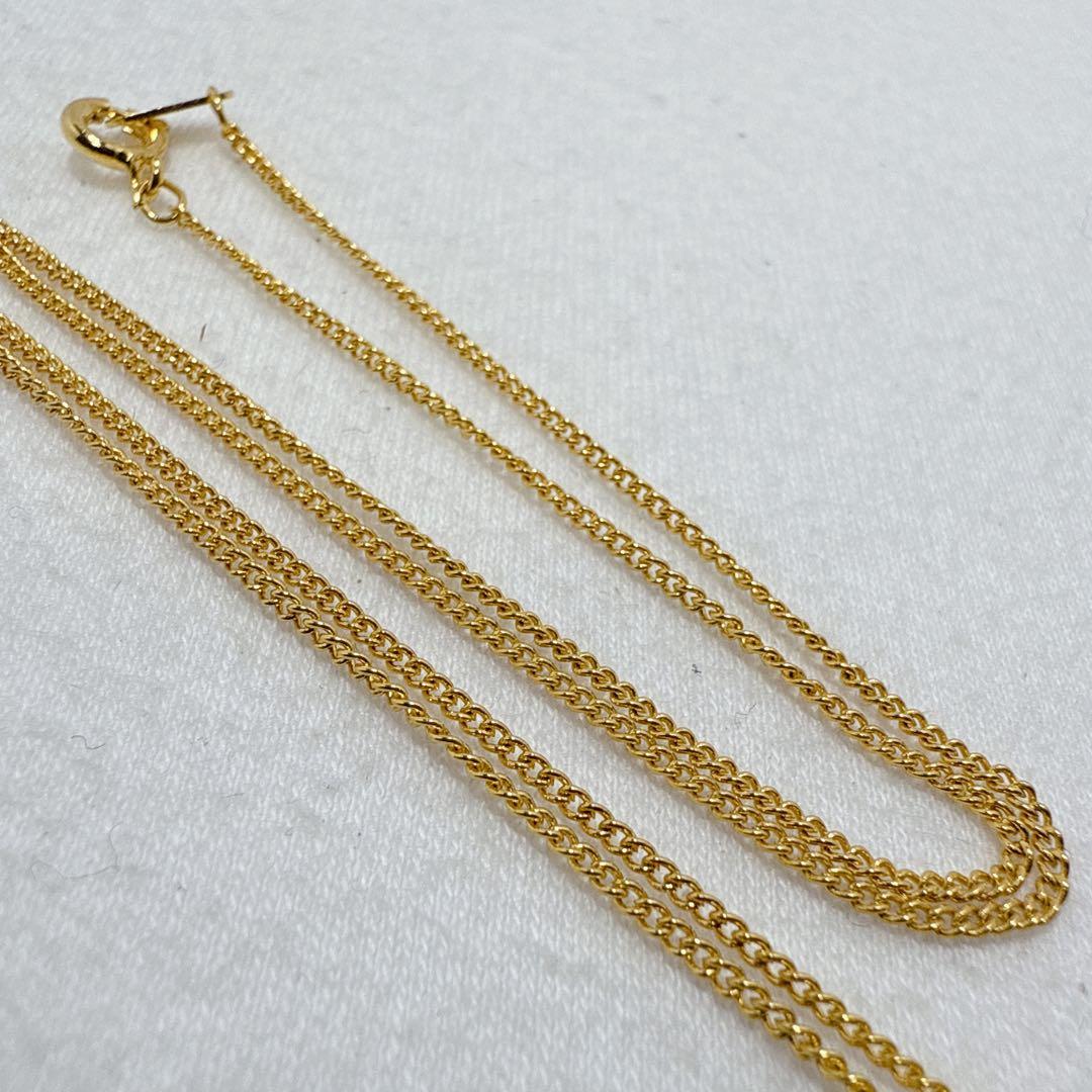 銀線細工 ゴールドカラー SILVER製 青石 ターコイズ？ ネックレス