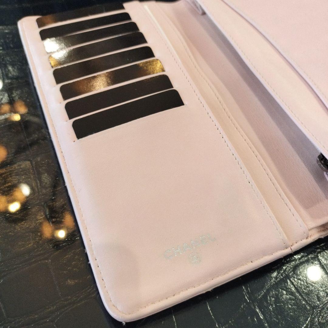 CHANEL マトラッセ 長財布 ピンク