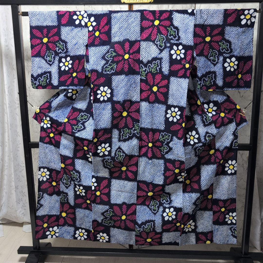 kappo様ご購入高級有松絞り　大人チャーミングな浴衣　美品