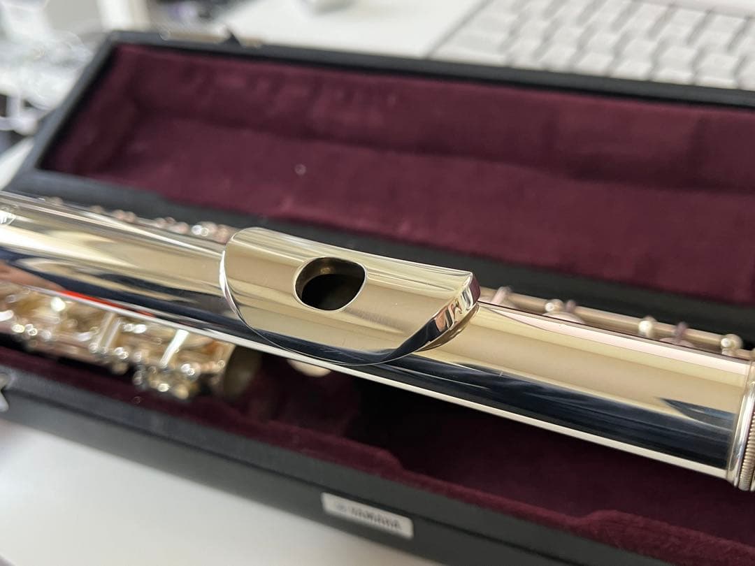 to e　YAMAHA YFL-312 フルート 頭部管銀製 Eメカ付き
