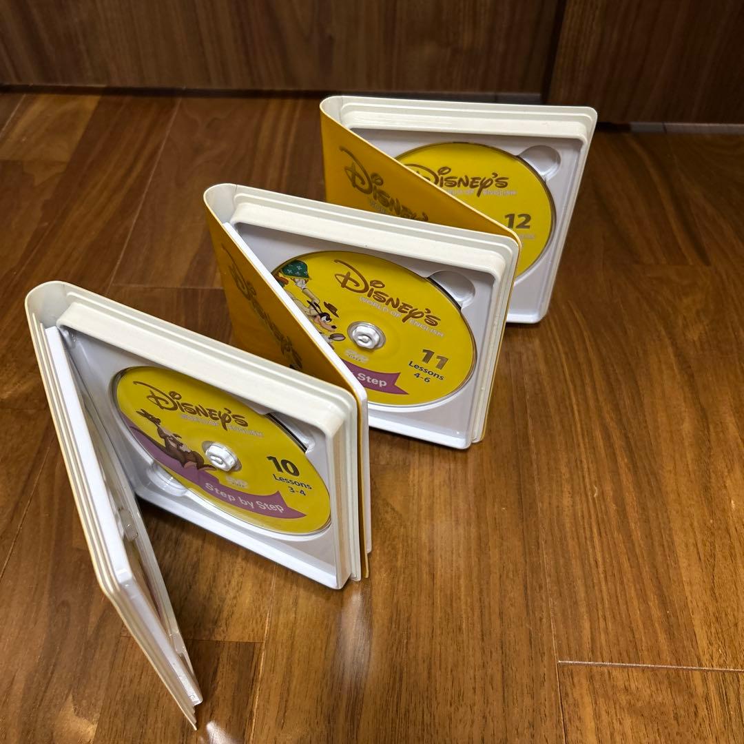 ディズニー 英語教材 Step by Step DVD12巻セット