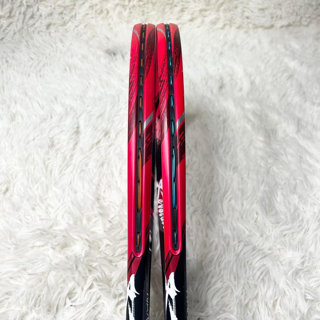 【美品】ヨネックス ナノフォース8v REV UL1 2本セット ソフトテニス