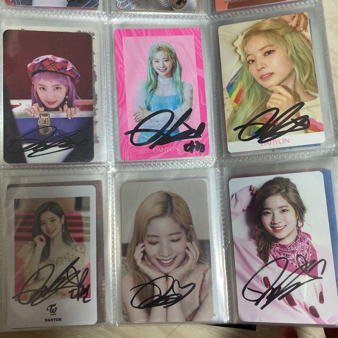 TWICE ダヒョン  サイン　直筆　トレカ